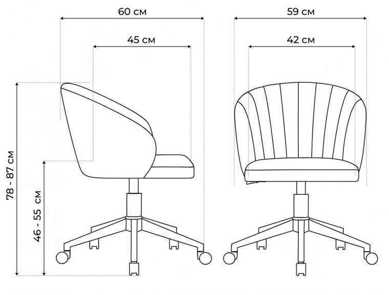 Компьютерное кресло Пард confetti green