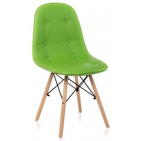 Деревянный стул Kvadro green