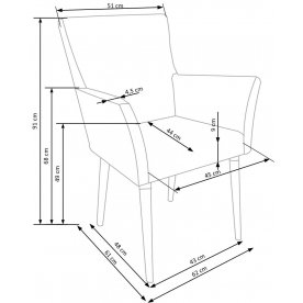 Деревянный стул Маран