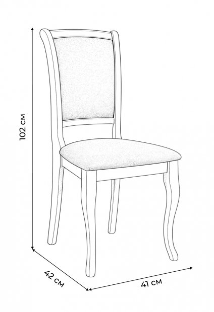 Деревянный стул MN-SC белый / серый