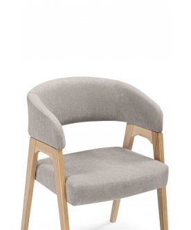 Стул-кресло Невада 1 ткань 231 / натуральное дерево