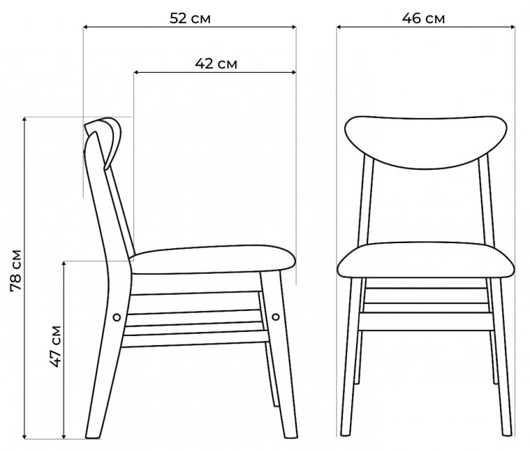 Деревянный стул Okava wood / beige