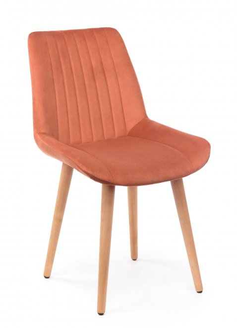 Деревянный стул Седа 360 терракотовый (zd 432) / светлое дерево