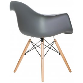 Деревянный стул Daw светлый бук / тёмно-серый GR-04