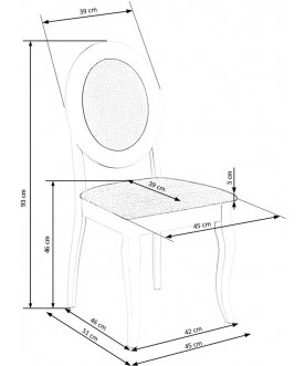 Деревянный стул Barock