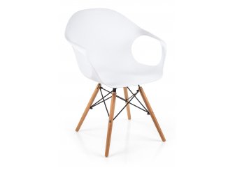 Кресло Hames Light белый / деревянный каркас