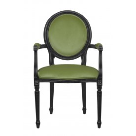 Мягкий стул с подлокотниками Delo Kora Arm Green