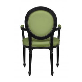 Мягкий стул с подлокотниками Delo Kora Arm Green