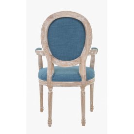 Мягкий стул с подлокотниками Diella Blue