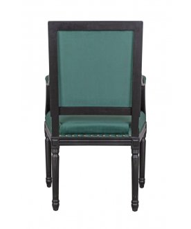 Мягкий стул с подлокотниками Runako Green