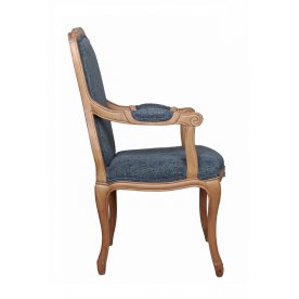 Мягкий стул с подлокотниками Wallis Blue