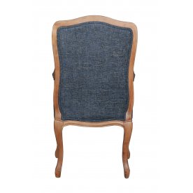 Мягкий стул с подлокотниками Wallis Blue