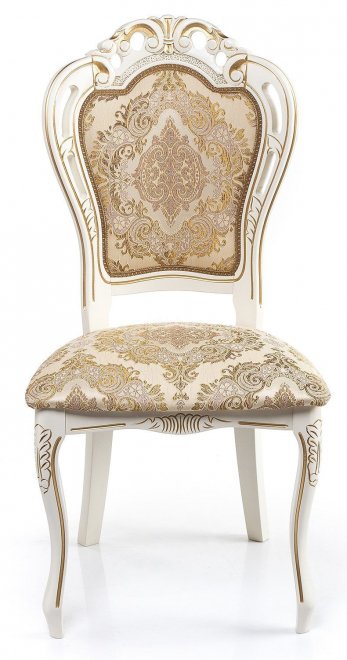 Стул Bronte слоновая кость / патина