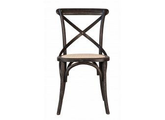 Стул Cross Back Black Brush
