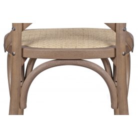 Стул Cross Back Brown