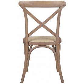 Стул Cross Back Brown