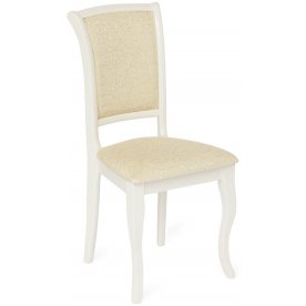 Стул деревянный Milano MN-SC butter white / ткань бежевая A168B