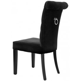 Стул деревянный PJC597-PJ877 бархатный черный