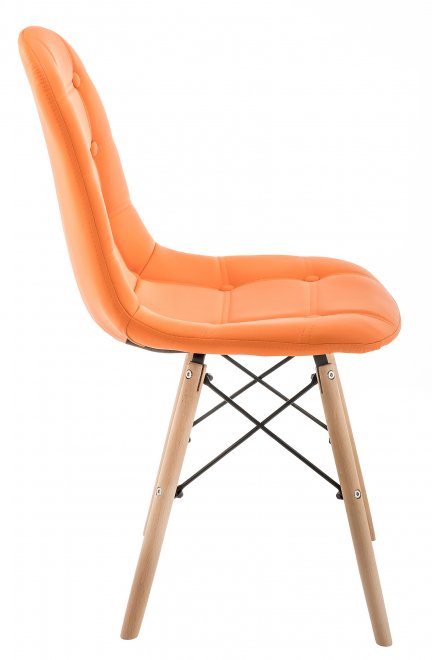 Деревянный стул Kvadro оранжевый