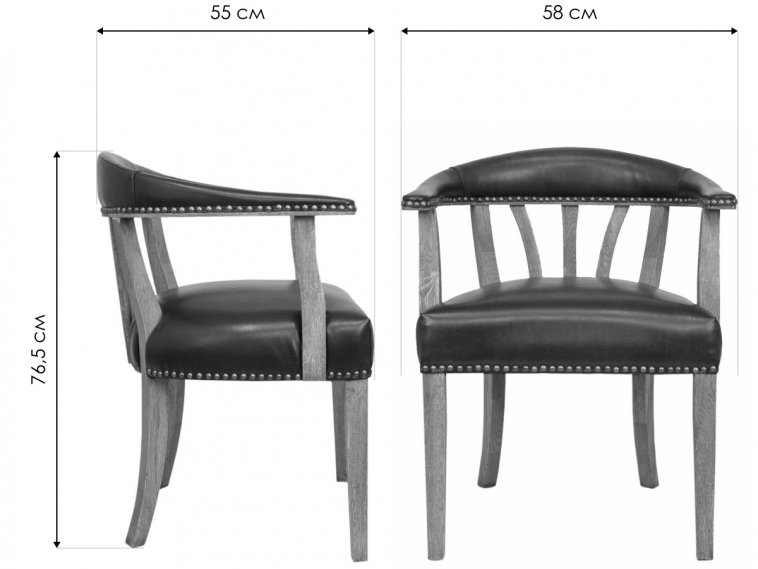 Стул Tanner CH-262 коричневый