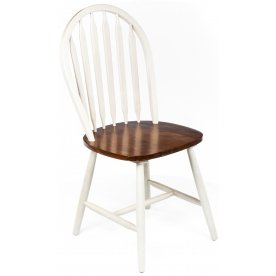 Стул CIVIC Windsor dark oak / antigue white