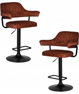 Комплект стульев Charly Black терракотовый