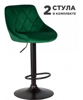 Комплект стульев Logan black зеленый