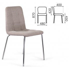 Комплект стульев на металлокаркасе Twins