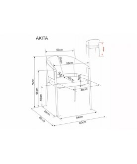 Кресло Akita t.232