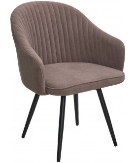 Стул-кресло Avior 360 поворотное b22 серый велюр / черный