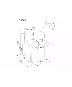 Кресло Osaka D t.253