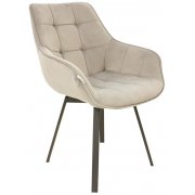 латте / черный каркас