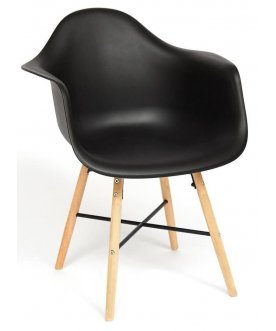 Стул-кресло Cindy Eames mod. 919 черный / black with natural