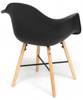 Стул-кресло Cindy Eames mod. 919 черный / black with natural