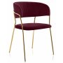 Kamelia 1 wine red / gold