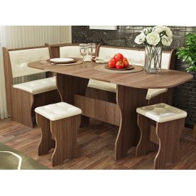 Кухонный уголок Жасмин ясень шимо / жемчуг