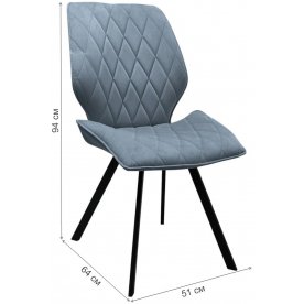 Стул на металлокаркасе Brabix Rombo CF-077