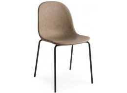 Стул на металлокаркасе Academy CS/1663-V met.P15 matt black / S0A vintage desert