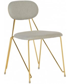 Дизайнерский стул Alice серый