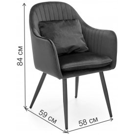 Стул на металлокаркасе K464