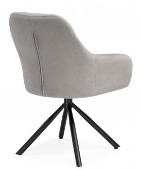 Стул-кресло Бартон 2 ткань мадера 22 / черный матовый