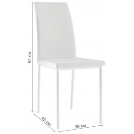 Стул на металлокаркасе Бишо