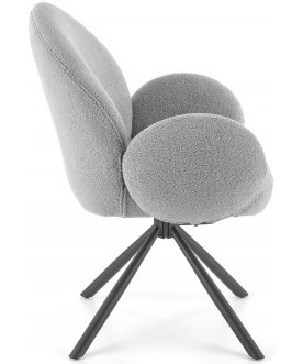 Дизайнерский стул K498 серый / черный