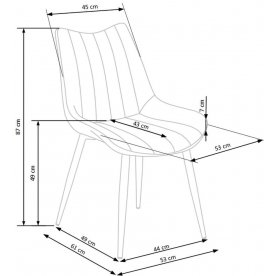 Стул на металлокаркасе K388