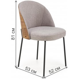 Стул на металлокаркасе K451