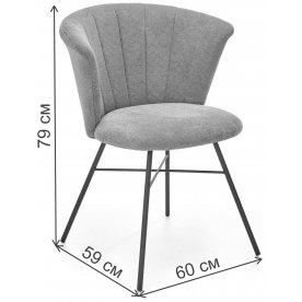 Стул на металлокаркасе Доми