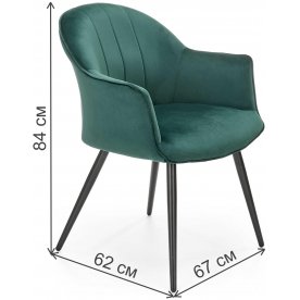 Стул на металлокаркасе K468