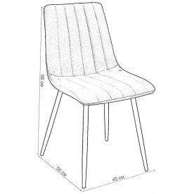 Стул на металлокаркасе Dublin G108-56