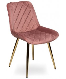 Стул на металлокаркасе Джордин antique pink / gold 