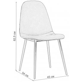 Стул на металлокаркасе Эллиот